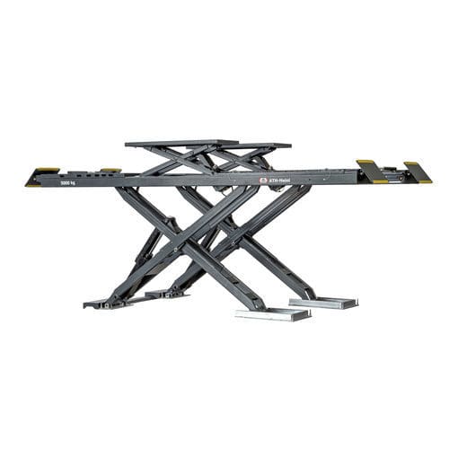 Ponte sollevatore a pantografo - ATH-Cross Lift 40 UGA - ATH-Heinl GmbH & Co. KG - 4 tonnellate / elettroidraulico / per automobile