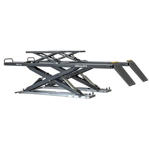 Ponte sollevatore a pantografo - ATH-Cross Lift 35 OG - ATH-Heinl GmbH & Co. KG - 3,5 tonnellate / elettroidraulico / per automobile