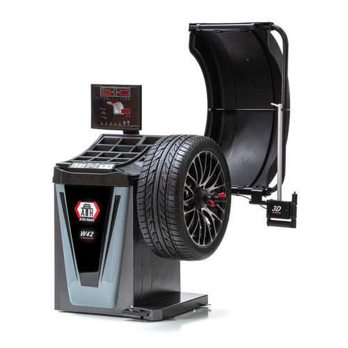 Equilibratrice per automobile - ATH W42 LED 3D - ATH-Heinl GmbH & Co. KG - per camion / per moto / automatica