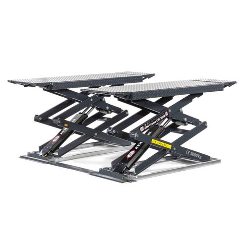 Ponte sollevatore a doppia forbice - ATH-Frame Lift 30FZ - ATH-Heinl GmbH & Co. KG - 3 tonnellate / elettroidraulico / per automobile