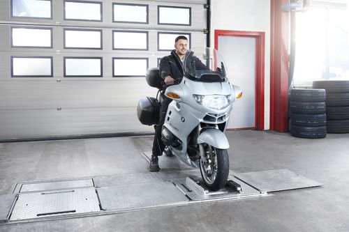 Banco prova freni per moto - ATT Nussbaum Prüftechnik GmbH - a rulli