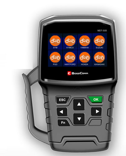 Scanner diagnostico per autoveicoli USB - MDT-505 - AUTEK INC - reinizializzazione / ECU / per moto