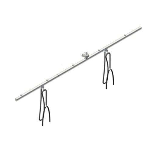 Sistema di aspirazione per gas di scarico per officina - READY-KIT2Y - RO & Co S.p.A. WORKY - su guida di scorrimento