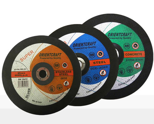 Disco da taglio per pietra - 200.00 - Lianyungang Orientcraft Abrasives Co., Ltd. - per acciaio inossidabile / rinforzato con fibra di vetro