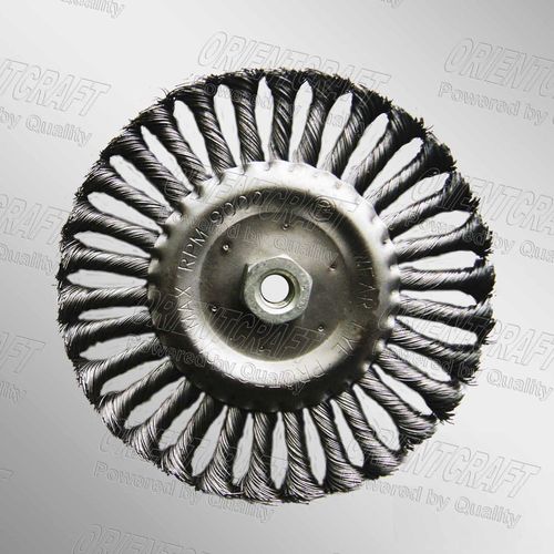 Spazzola circolare a mazzetti ritorti - 600.16 - Lianyungang Orientcraft Abrasives Co., Ltd. - di carteggiatura / metallica / per automobile