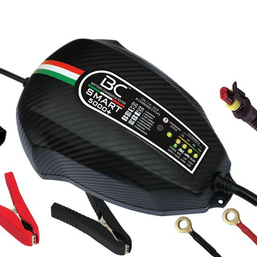 Caricabatteria intelligente - BC 5000+  - BC Battery Controller - Forelettronica Srl - per auto / per moto / portatile