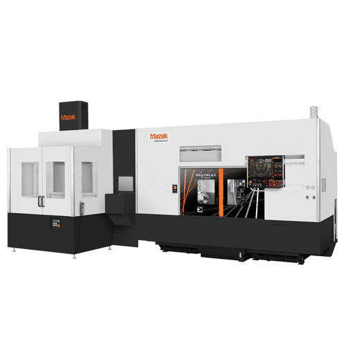 Centro di tornitura CNC - MULTIPLEX W-200 - Mazak - 2 assi / a due mandrini / 12 utensili