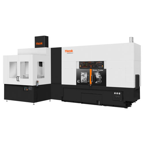 Centro di tornitura CNC - DUAL TURN 200 - Mazak - 2 assi / a due mandrini / a doppia torre
