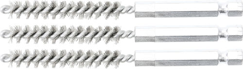 Spazzola cilindrica a spirale - 3078-8-S - BGS technic KG - di pulizia / di sbavatura / in acciaio