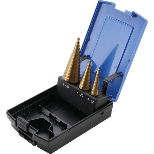 Set di punte integrale - 1624 - BGS technic KG - per lega in titanio / HSS / a gradini