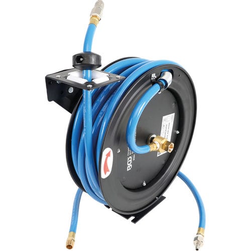 Avvolgitore per tubo - 8584 - BGS technic KG - retrattile / per aria / fisso
