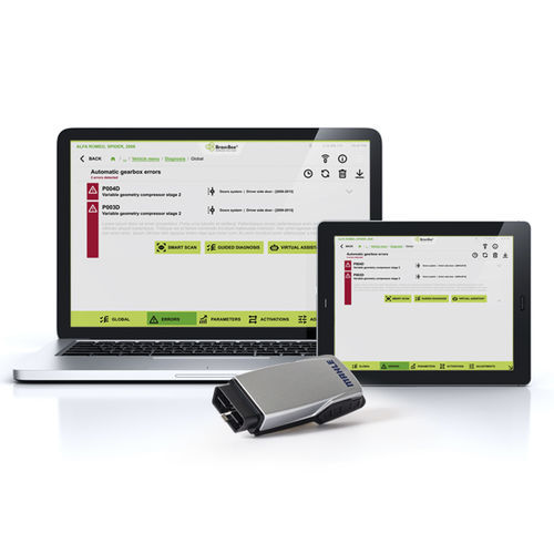 Scanner diagnostico per autoveicoli WiFi - CONNEX 2 Smart - Brain Bee S.p.A. - Bluetooth / lettura del numero VIN / trasmissione
