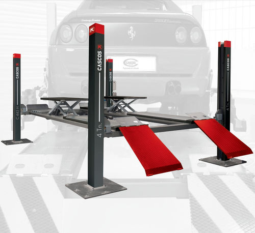 Ponte sollevatore a 4 colonne - C443  - Cascos Maquinaria, S.A. - 4 tonnellate / elettroidraulico / per automobile