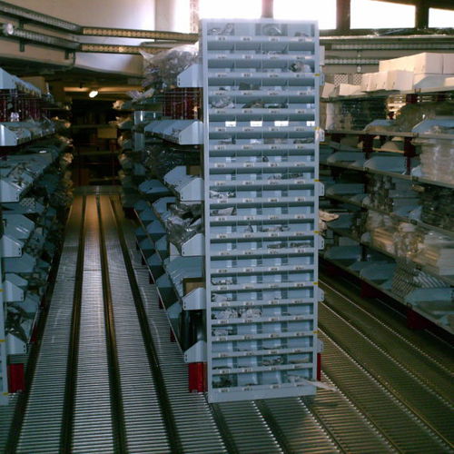Scaffalatura per magazzino di stoccaggio - Mobilfer S.R.L. - con cassetti / per scatole / per strumentazioni