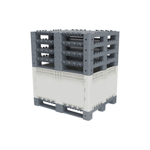 Cassa-pallet in plastica - KitBin - DOLAV - da trasporto / pieghevole / impilabile