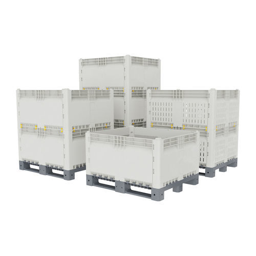Cassa-pallet in plastica - Kitbin - DOLAV - da trasporto / pieghevole