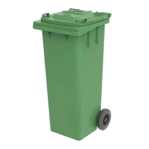Cassonetto in plastica - Container 140 - DOLAV - per rifiuti urbani / con coperchio / con 2 ruote