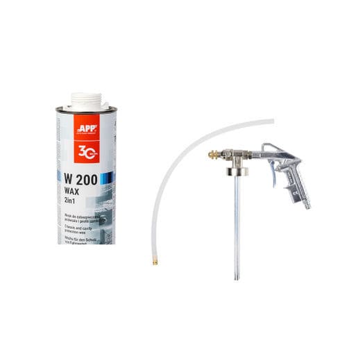 Vernice trasparente di finitura - W200 WAX Set - APP sp. z o.o. - liquida / per carrozzeria / trasparente