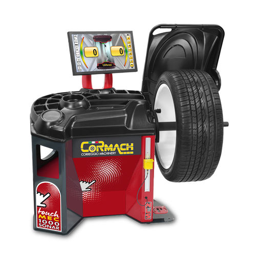 Equilibratrice per automobile - TOUCH MEC 1000-P RLC SONAR - Cormach S.r.l. Correggio Machinery - automatica
