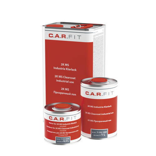 Vernice trasparente di rivestimento - 7-365-2500 - August Handel GmbH - CARFIT - bicomponente / a base acqua / per attrezzatura industriale