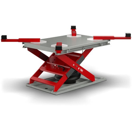 Ponte sollevatore a pantografo - Carry Twin-MT - B-TEC GmbH - 3 tonnellate / pneumatico / per automobile