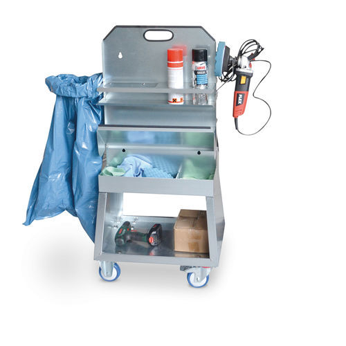 Carrello da officina - Jimmy - B-TEC GmbH - postazione di lavoro / di stoccaggio / in acciaio galvanizzato