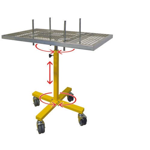 Tavola rotante per verniciatura - Twister - B-TEC GmbH - manuale / orizzontale / verticale