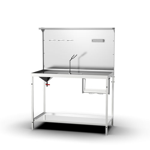 Tavolo di lavoro in acciaio inossidabile - Painty-01 - B-TEC GmbH