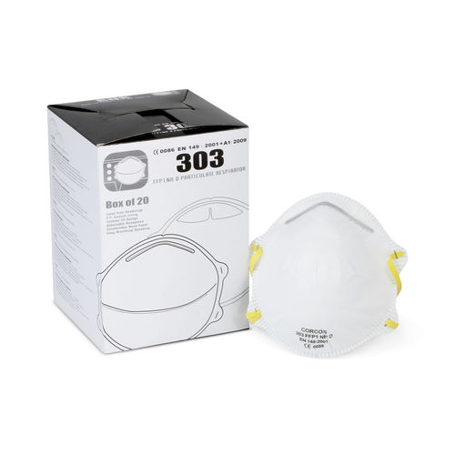 Mascherina FFP1 - 303 - Corcos Srl - riutilizzabile / semimaschera / per verniciatura