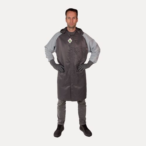 Tuta da lavoro - SAFETY neo Gown - DREFI Drehkopf & FIDI GmbH - di protezione chimica / in tessuto / in filo di carbonio