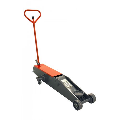 Cric martinetto con ruote (sollevatore con ruote) - 4907 - KROFtools Professional Tools - idraulico / 10 tonnellate