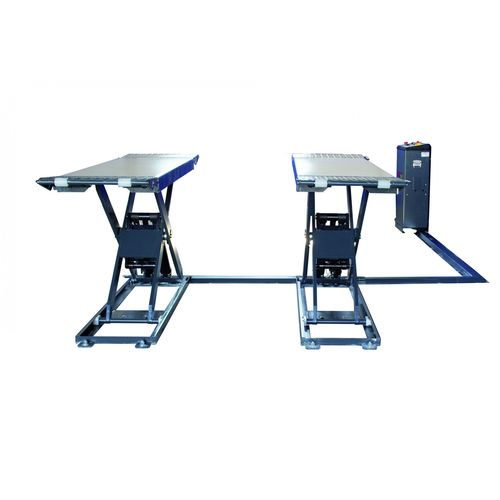 Ponte sollevatore a pantografo - 9818 - KROFtools Professional Tools - 3 tonnellate / elettroidraulico / per automobile