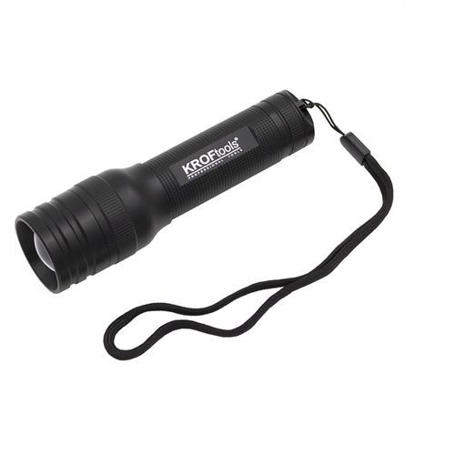 Torcia LED - 1070 - KROFtools Professional Tools - a batteria / regolabile