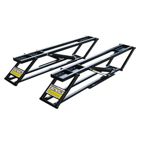Ponte sollevatore a pantografo - 9812 - KROFtools Professional Tools - 2,5 tonnellate / idraulico / elettroidraulico