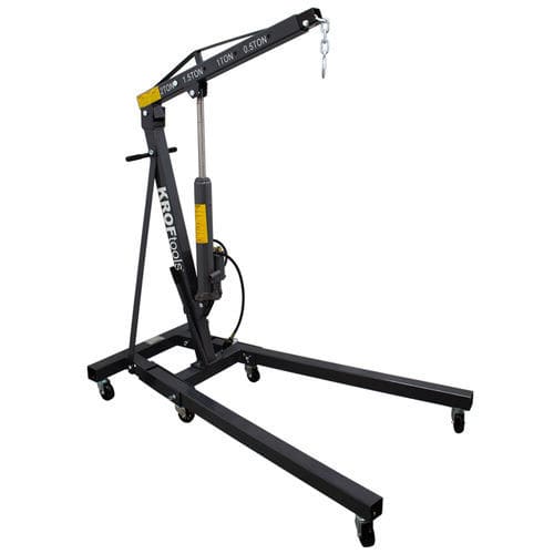 Gru da officina 2 tonnellate - 4865 - KROFtools Professional Tools - idraulica / pieghevole
