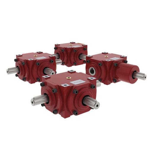 Riduttore a coppia conica - N series - Power Jacks - a ingranaggi elicoidali / ad assi ortogonali / ad albero cavo