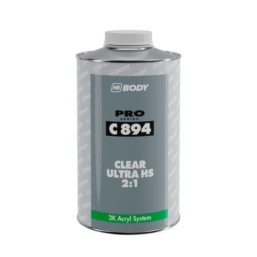 Vernice trasparente in acrilico - C894  - HB BODY S.A. - per applicazioni automotive / trasparente