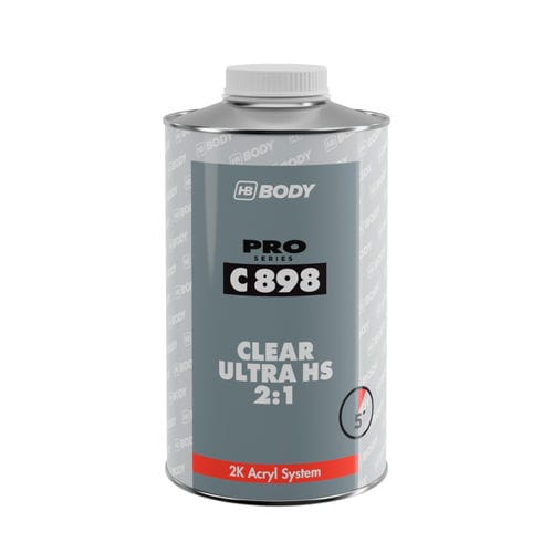 Vernice trasparente in acrilico - C 898 - HB BODY S.A. - per applicazioni automotive / trasparente