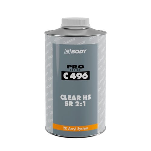 Vernice trasparente in acrilico - C496  - HB BODY S.A. - per applicazioni automotive / trasparente