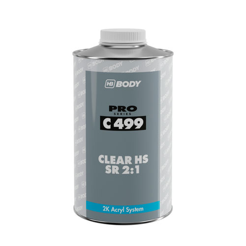 Vernice trasparente in acrilico - C499 - HB BODY S.A. - per applicazioni automotive / trasparente