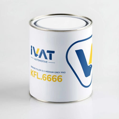 Primer di finitura - GROUND FILLER 5+1 MEDIUM PRO - IVAT Coatings Srl - bicomponente / in acrilico / per plastica