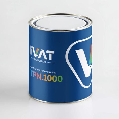 Rivestimento di protezione - GLOSSY WHITE ENAMEL - IVAT Coatings Srl - in nitrile / sintetico / industriale