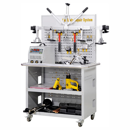 Sistema di riparazione per carrozzeria su carrello - 4200 - KRAUSS TOOLS GmbH - con saldatrice