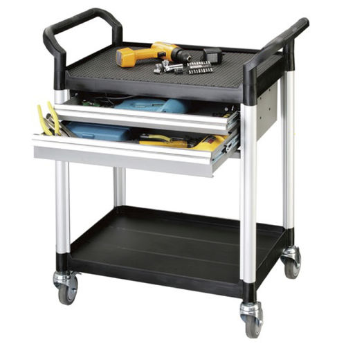 Carrello di stoccaggio - KR-120S - KRAUSS TOOLS GmbH - da officina / in alluminio / 2 livelli