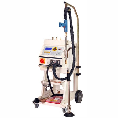 Sistema di riparazione per carrozzeria su carrello - POWERDENT S60 - KRAUSS TOOLS GmbH - con saldatrice