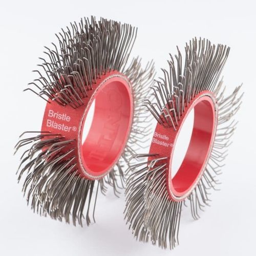 Spazzola a cinghia - Bristle Blaster® Red - Monti-Werkzeuge GmbH, Part of Monti Group - di trattamento superficiale / in acciaio / in acciaio inossidabile