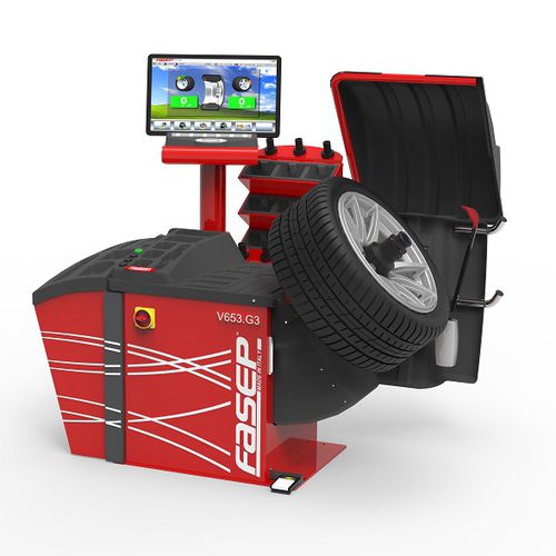 Equilibratrice per automobile - V653 Revolution - FASEP 2000 SRL - per camion / automatica