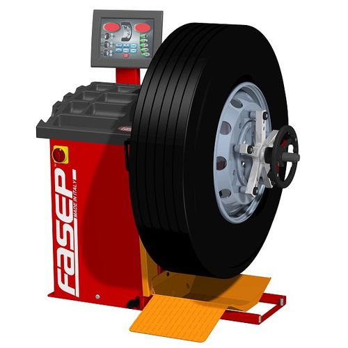Equilibratrice per automobile - B350 Titan - FASEP 2000 SRL - per camion / per bus / automatica