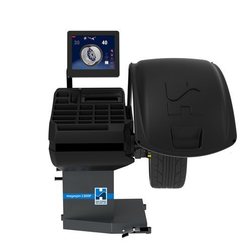 Equilibratrice per automobile - megaspin 1300P - Hofmann Megaplan GmbH - automatica / con touch screen / assistita dal calcolatore