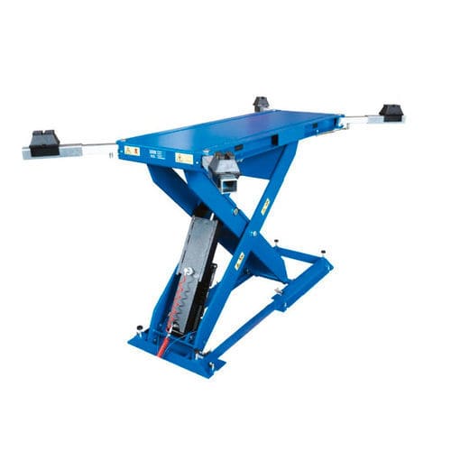 Ponte sollevatore a pantografo - Safe UP 35 - HTC srl - 3,5 tonnellate / elettroidraulico / per automobile
